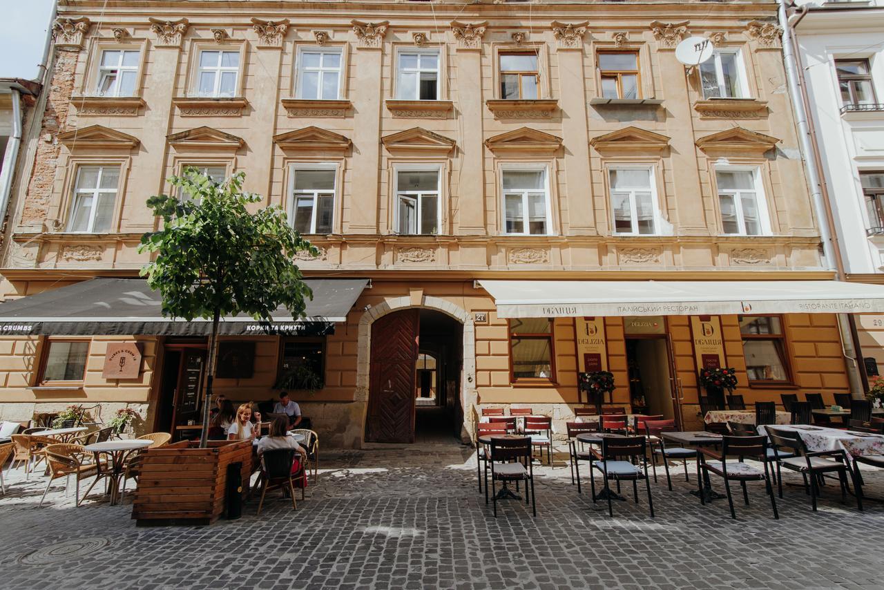 Apartment On Lesi Ukrainky Lviv Eksteriør billede